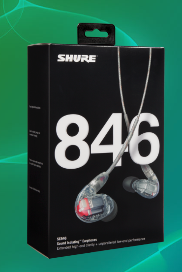dcrmedia's tweet photo. The SE846-CL Pros are now available and we are your local source for all things SHURE!
SE846 Professional Sound Isolating™ Earphones deliver extended high-end clarity + unparalleled low-end performance through quad high-definition drivers. The durable, secure design includes a https://t.co/0OfMnZmxxe