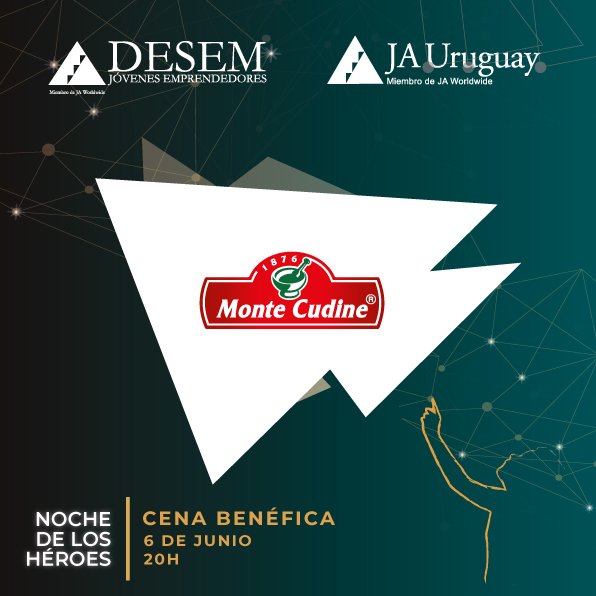 DESEMJA_'s tweet photo. Gracias #MonteCudine por apoyarnos en la #cenaDESEM.
¡Los esperamos el 6 de junio en @Sheraton_MVD! https://t.co/pWlmcRdMxY