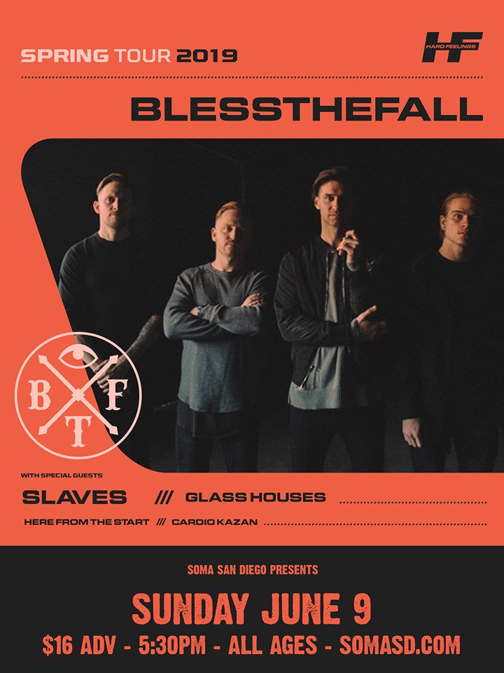 San Diego! Catch our set at <a href="/SOMAsd/">SOMA San Diego</a> next Sunday June 9th with <a href="/blessthefall/">blessthefall</a>, <a href="/Slaves/">.</a>, &amp; <a href="/GlassHouses_/">Glass Houses</a> !