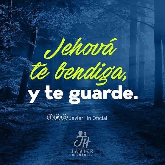 El deseo de mi Corazón, es que la bendición de Jehová Dios este en su vida y la de los suyos...

Feliz Día..
Números 6:24-26
Jehová te bendiga, y te guarde;
Jehová haga resplandecer su rostro sobre ti, y tenga de ti misericordia;
Jehová alce sobre ti su rostro, y ponga en ti paz.