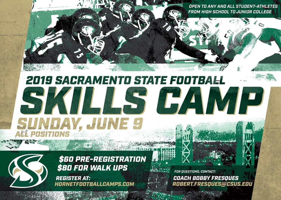 SacHornetsFB's tweet photo. 🗣Our Skills Camp is just 5️ DAYS AWAY! Our coaches want to 👀 you there! Register online now ⤵️ Walk-ups welcome! https://t.co/RSIixJHu7q

🐝🏈 https://t.co/G0h7R5TMCr
