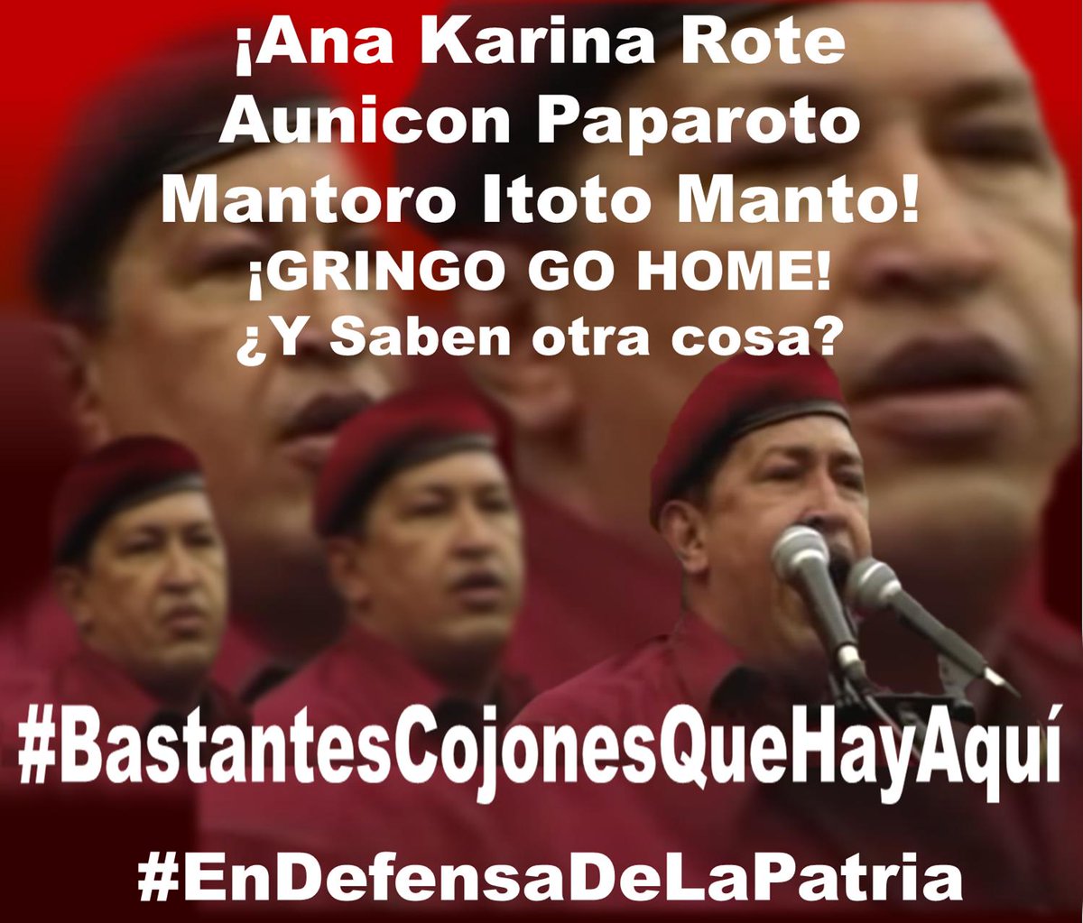 farcch's tweet photo. @santiagoangelp @YormanMontero Que envidia la de estos guarimberos mediaticos, ¿porque no hacen ustedes lo mismo y le envían un par de correos a las FARC ? sencillo NO TIENEN LOS COJONES PARA HABLAR CON EL PUEBLO EN PUBLICO NI EN PRIVADO  ese sr. @YormanMontero es un Patriota con cojones y de paso Chavista https://t.co/t21bqicvD4