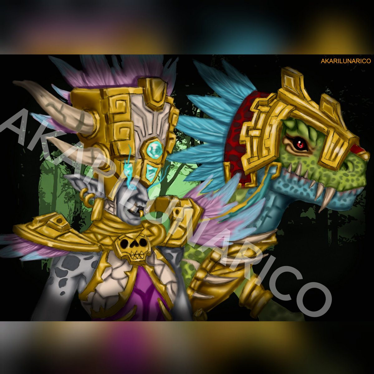 AkariDesign_'s tweet photo. Pues aquí traigo el resultado final de la ilustración de la Princesa Talanji 🦖

Sé que tengo mucho que mejorar, espero que os guste 😊

Se agradece el apoyo ☺️💕

@Warcraft_ES @WowChakra @dibujando @ConoceArtistas @Ayuda_artista #Worldofwarcraft #drawing #draw #dibujo https://t.co/0nJkDxR805