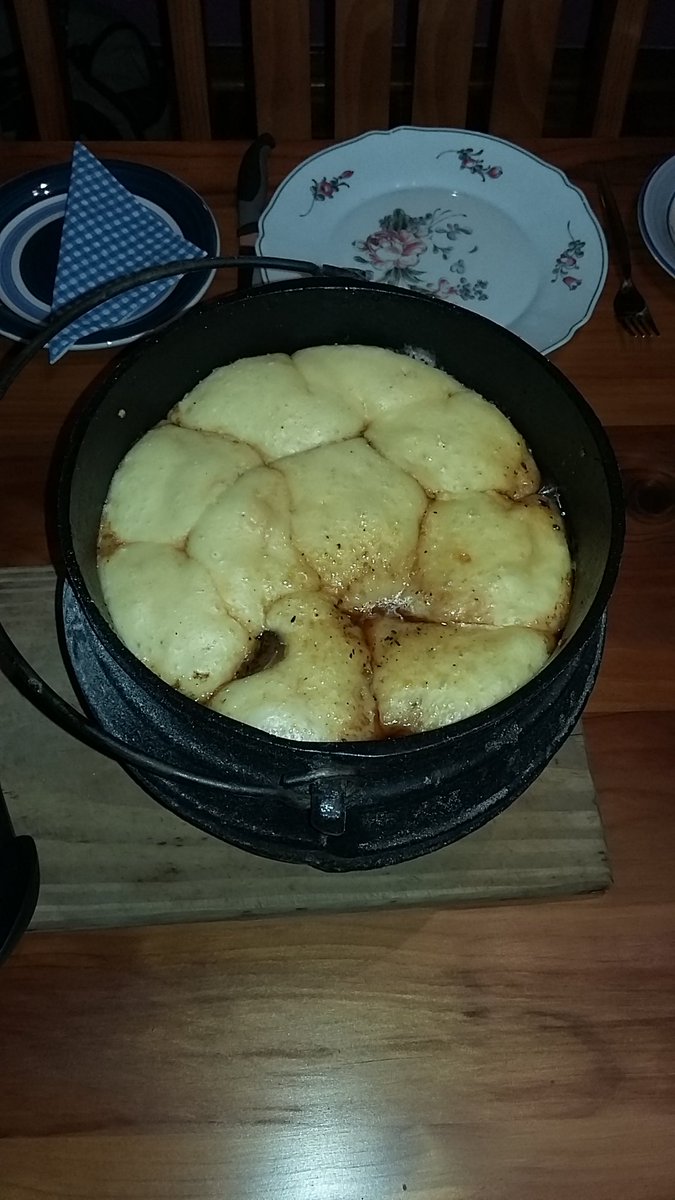 QueenBraai's tweet photo. Mutton neck potjie with dumplings. Mmmmmm https://t.co/G8bYlR6Jqm