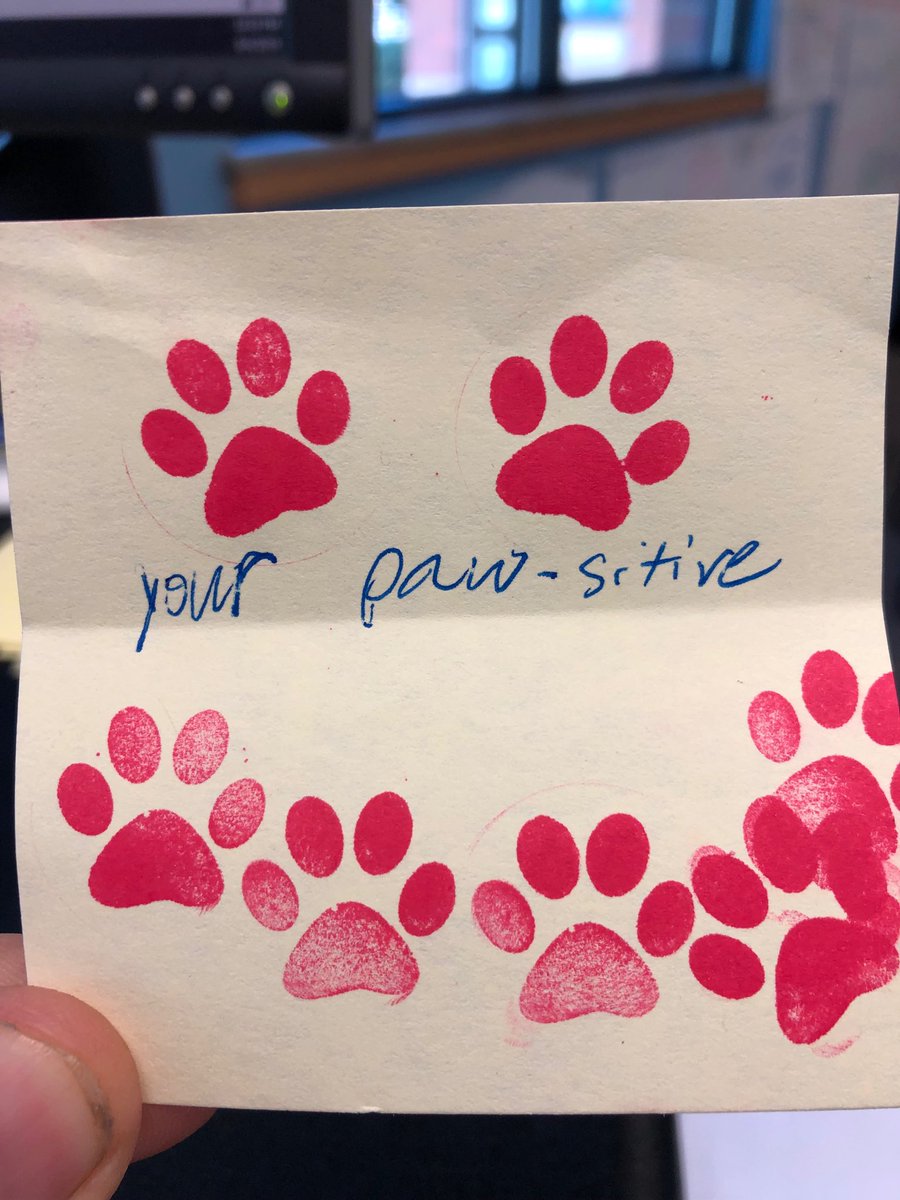 HeathAngelbeck's tweet image. A little note my daughter left me on the monitor in my office.  This made my day... #huskylearning