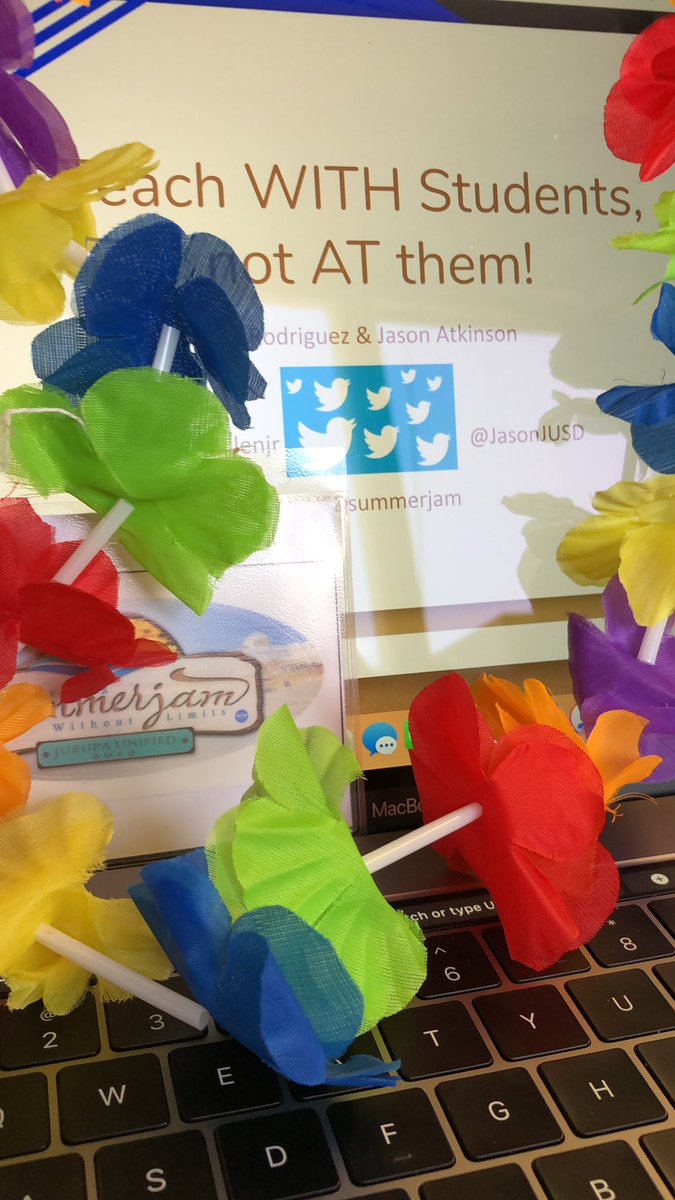 TakingInTheView's tweet photo. Teach WITH Students not AT them!
#JUSDSummerjam #edtechpad #avedtech #ditchtext @jcorippo @Mrs_MShields @Powerof20 @alicekeeler @flyingjdranch https://t.co/yHzsP74jW7