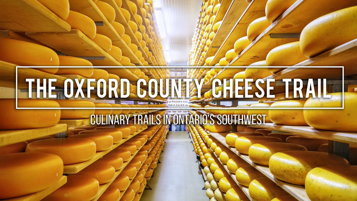 It's #NationalCheeseDay! Celebrate by experiencing all the cheesy goodness found in <a href="/TourismOxford/">Tourism Oxford</a> along the Oxford County Cheese Trail! WATCH HERE >> bit.ly/TheCheeseTrail #trythetrail #ontsouthwest #discoverON #cheese #TravelTuesday