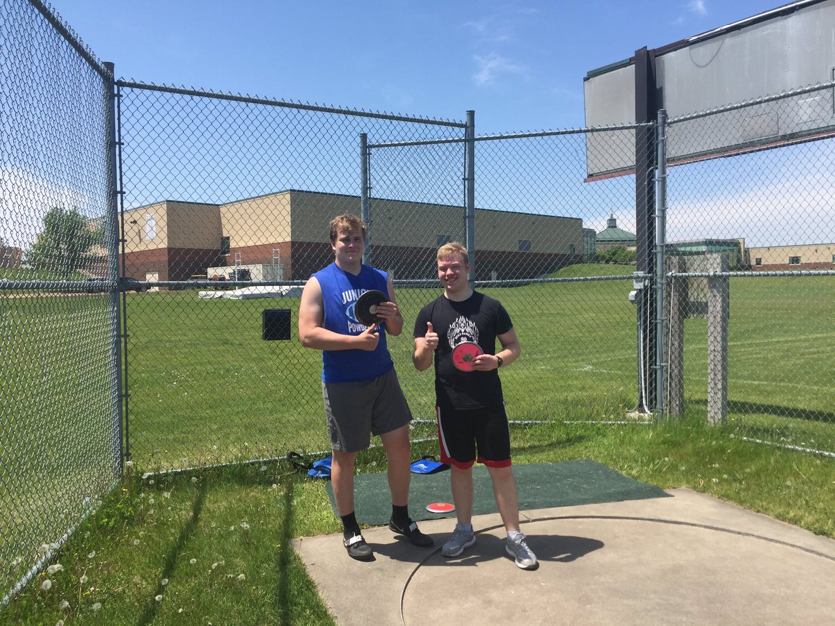 HFTrackField's tweet photo. Coach William Beck @Will4MN made an appearance at practice today! #StateMeetWeek! Always good to have Alumni here in preparation. @HolyFamilyFire @HFCHSAlumni @hfsuperfan https://t.co/bPtV43jDvr