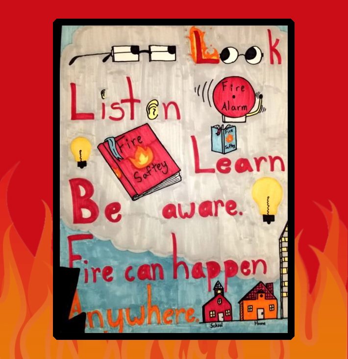 NJFireSafety's tweet image. Congratulations to Hannah Reis of BCIT in Westhampton for winning the Division 5 Scholastic Fire Safety Poster Contest! 🙌