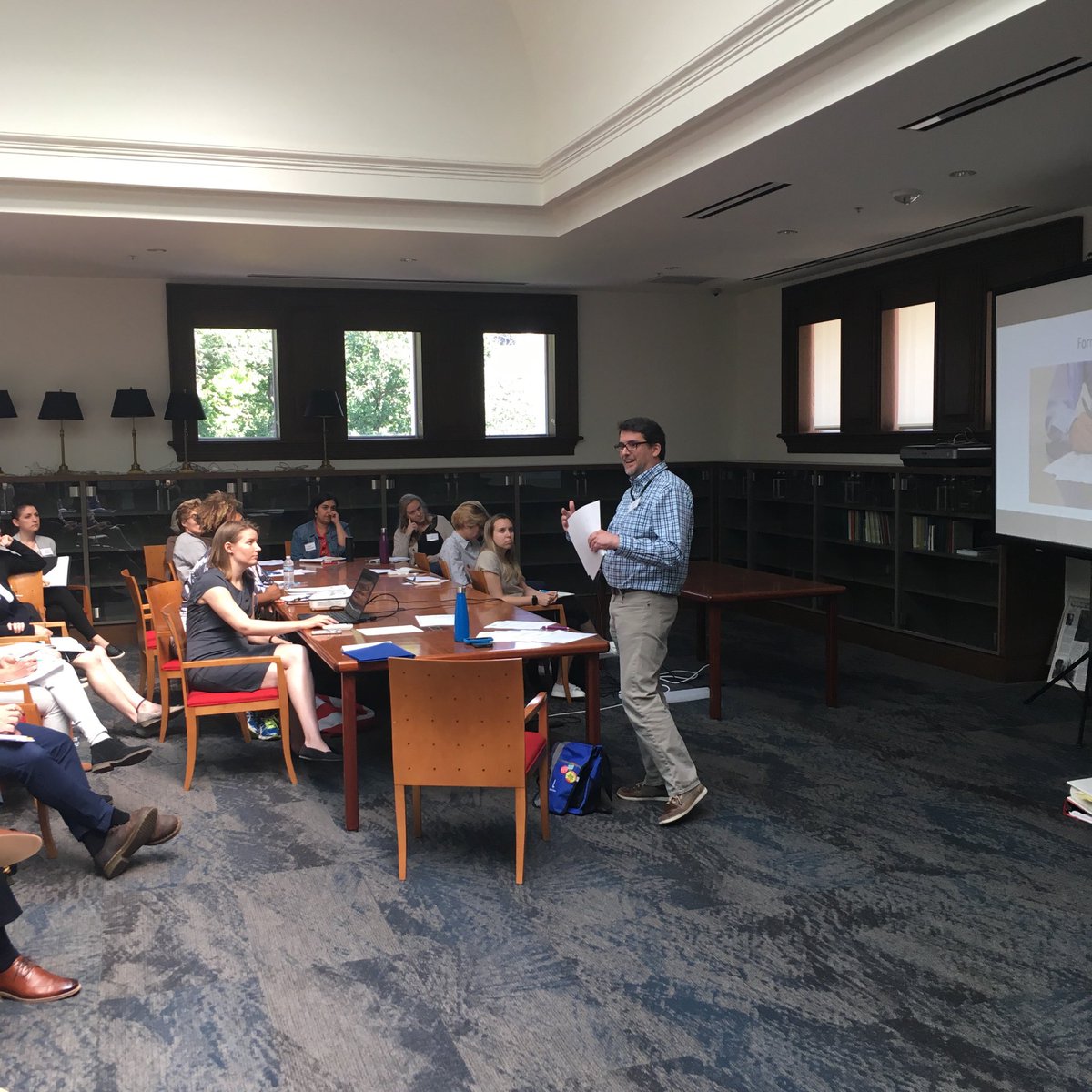 anosro's tweet photo. Mark Greek @dcpl talking about all the information you need as references and appendices in your emergency plans. #Preparedness #AfRDC https://t.co/2HcBkTsrvw