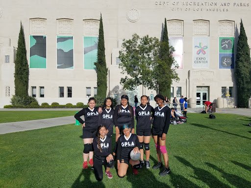 LAPromiseFund's tweet photo. Lots of reasons to celebrate! Our girls' volleyball teams from #JohnMuirMiddle &amp; #LAPromiseCharterMiddle in #SouthLA competed in the Expo Center Volleyball League &amp; placed - 1st and 2nd - in the finals! Thank you to @LA84Foundation for supporting our volleyball teams! https://t.co/HND0mvx3Ki