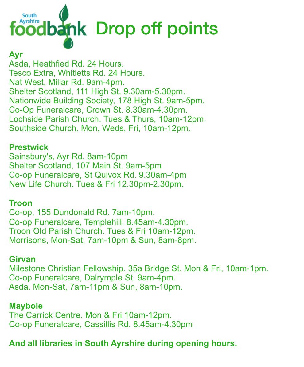 South Ayrshire Foodbank tweet media