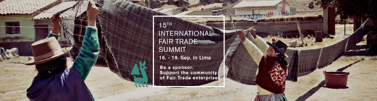 La Cumbre Internacional de Comercio Justo espera por ti en Lima!
The International Fair Trade Summit is waiting for you in Lima!!!