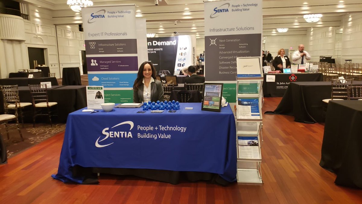 SentiaSolutions's tweet photo. Join us at booth #38 at the Collosal Networking Event today! We look forward to meeting you. #ColossalChamber https://t.co/NPwnZkRc3k