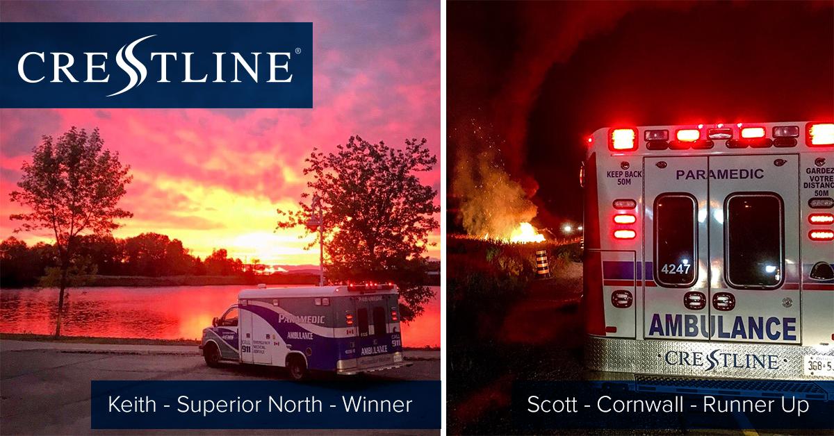 CrestlineCoach's tweet photo. Congratulations to our Paramedic Services Week #LoveMyCrestline photo contest winners! We had some awesome entries this year's and would like to thank everyone that submitted. #PSWeek2019 #crestlinecoach #ambulances #paramedics https://t.co/f2vjiGDkpc
