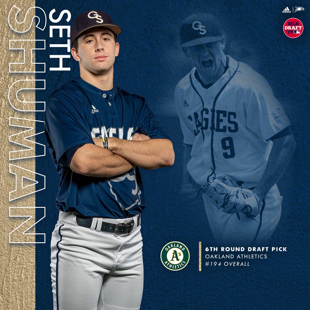 GSAthletics_BSB's tweet image. 📞 for @sethshuman9

Seth gets the call from @Athletics in the 6th round

#HailSouthern
#MLBDraft
#GATA