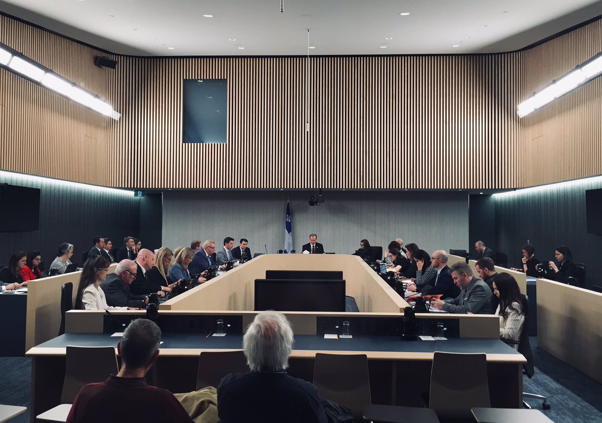 simonjolinb's tweet photo. L’étude détaillée du projet de loi 21 sur la laïcité de l’État vient tout juste de débuter dans la nouvelle salle Marie-Claire Kirkland. C’est un nouveau pas vers l’inscription officielle de la laïcité dans nos lois, tel que souhaitée par les Québécois. https://t.co/j7Z86M5E63