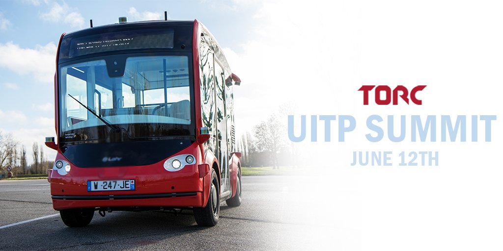 torc_robotics's tweet photo. Torc executive, Andrew Culhane, will be attending the @uitpsummit in Stockholm on June 12th to discuss how Torc's autonomous technology will revolutionize mobility with @Trandev. https://t.co/2UinB7jvMO