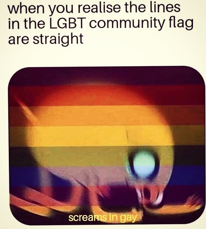CHAZisGOD's tweet photo. Right in the Pride
π³οΈβπ
π
π³οΈβπ
#TAGViLLGE
#HappyPrideMonth #JakeTheDog #Pride #AdventureTime #PrideMonth #MeeMee #LGBT #Flag #PrideFlag #Intensifies #YourMom #RightInThePride #Lesbian #Gay #Bisexual #Transgender #Scream #Meme https://t.co/a4GhsD19sE