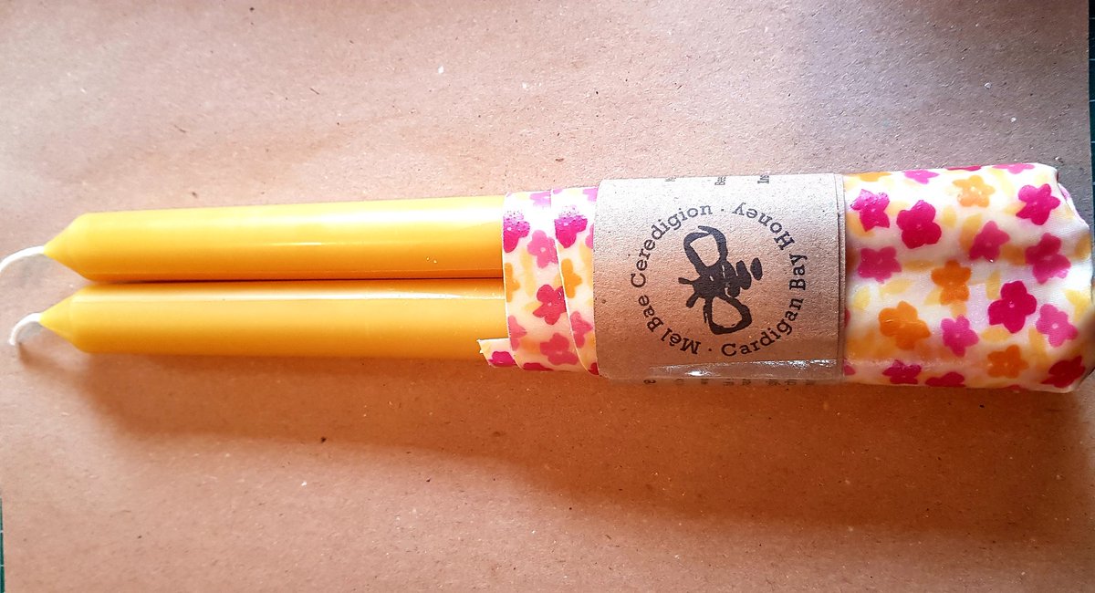 100% pure Welsh beeswax table candles. Getting things ready for #feastaberaeron for Saturday 8th #welshbeeswax #cardiganbayhoney #melbaeceredigion #buylocal #bees