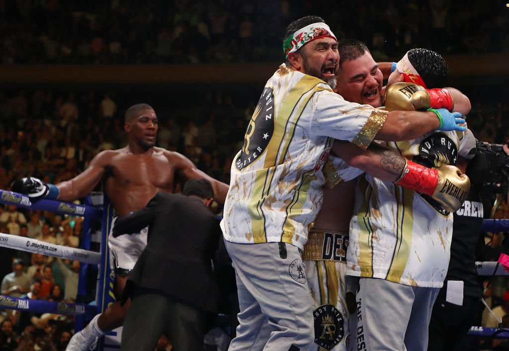BBCSport's tweet photo. A rematch between Anthony Joshua and Andy Ruiz Jr will take place in "November or December", says Eddie Hearn.

Full story: https://t.co/8o1kSpmipV https://t.co/OIcOVhpQGo