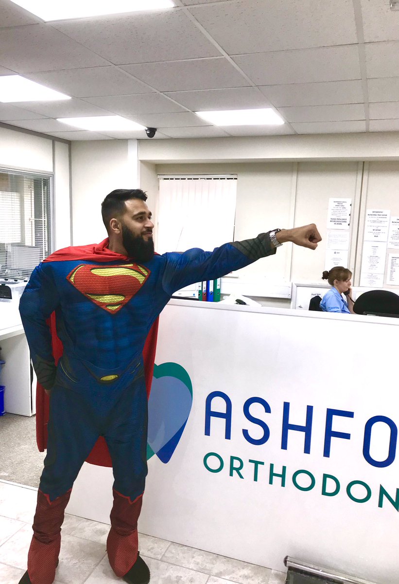 AshfordOrtho's tweet photo. Now there’s something you don’t see every day in an Orthodontic Lab! Well done to Abbas on visiting the poorly children in our local hospitals on his day off! That’s truly how you share the joy once your fasting is over👍👍❤️ https://t.co/szKVNUyTNH