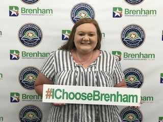 BrenhamISDHR's tweet image. It is always a great day when a Brenham ISD graduate comes back to begin their teaching career! We welcome Ms. Kaltwasser to @BrenhamISD at @BrenhamElem. #IChooseBrenham