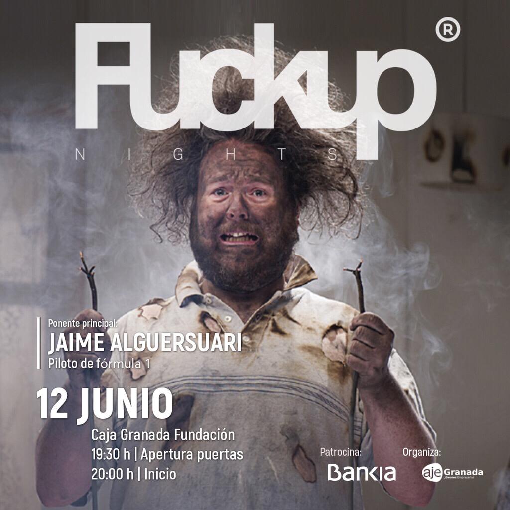 El 12 de junio se celebra la II edición Fuckup Nights AJE Granada 
ajeandalucia.org/granada/notici…