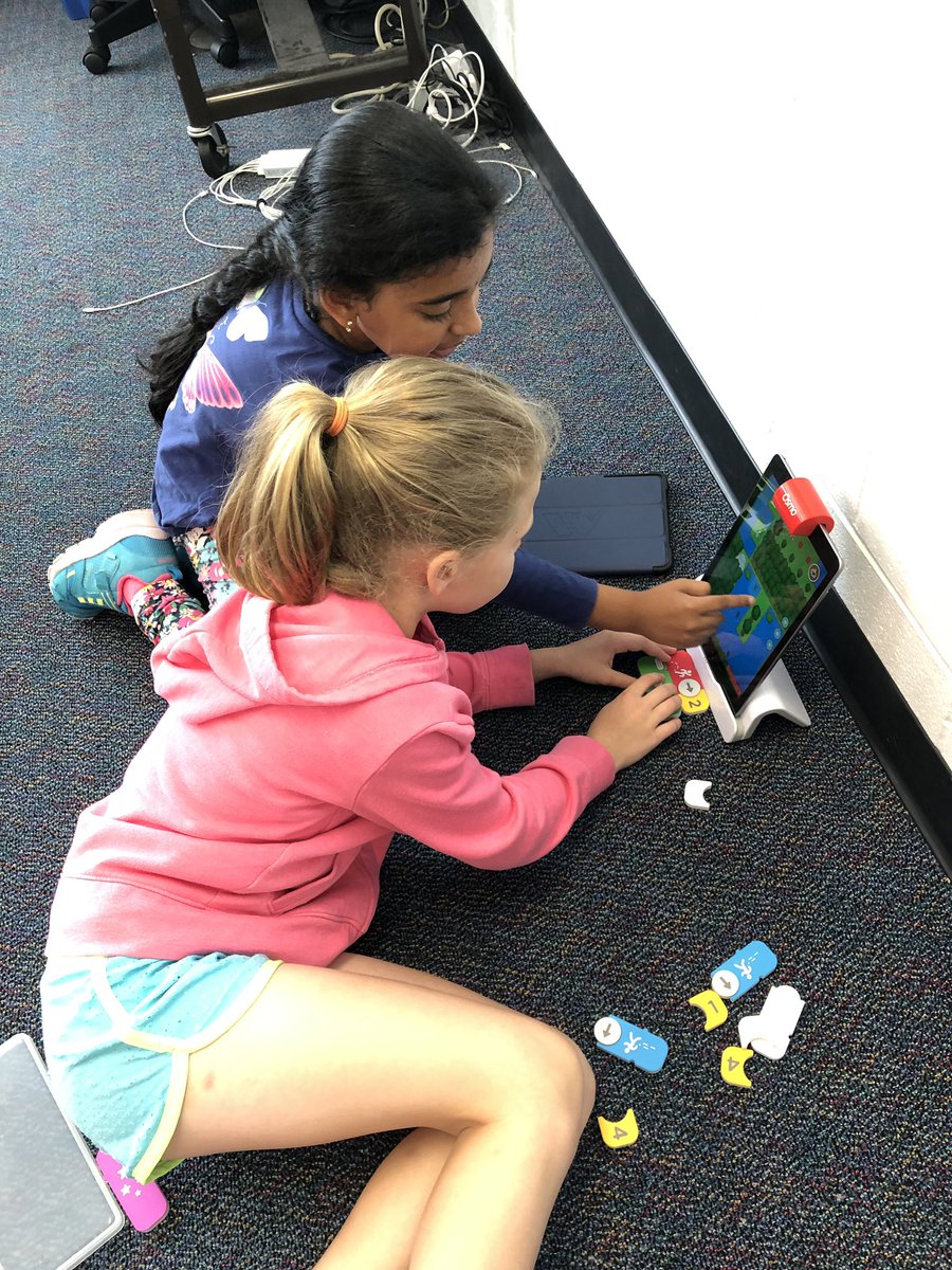 Coding fun with @PlayOsmo #codingawbie #IvyHillLeague