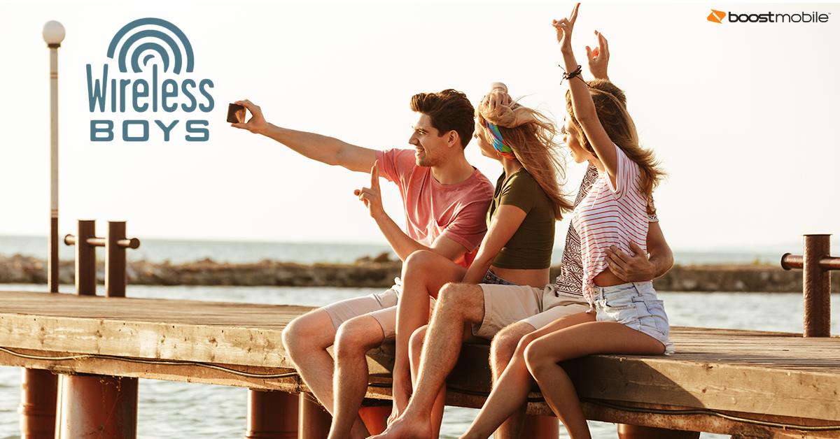 booststarr's tweet image. Find unlimited data for all your family outings at Boost Mobile by Wireless Boys. Get 4 lines of Unlimited Gigs plus Mobile Hotspot, all for just $100/mo. Restrictions apply. See store for details. #wirelessboys #switch #unlimitedplan #mobilehotspot