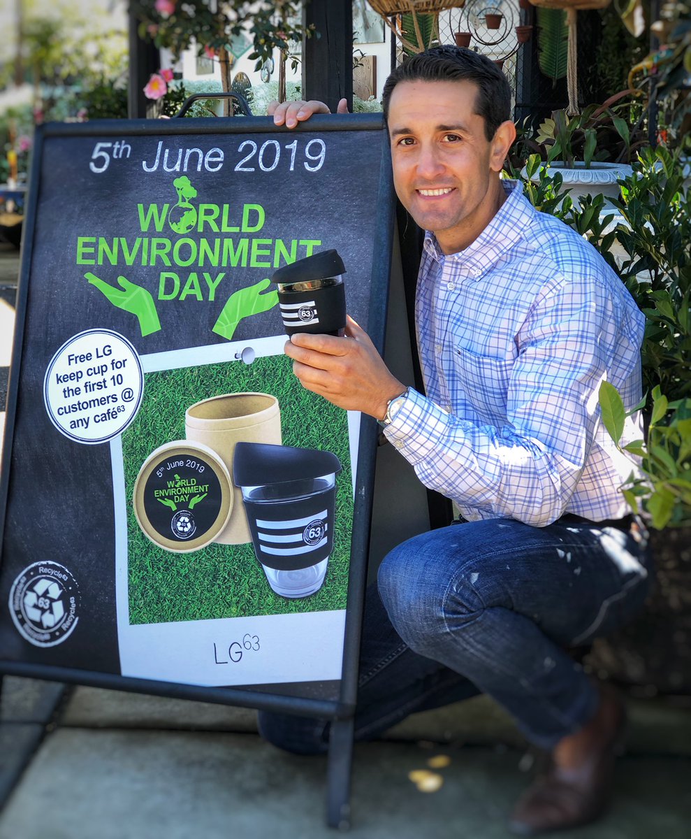 DavidCrisafulli's tweet image. What could be more green on #WorldEnvironmentDay than a cafe, which uses biodegradable products, giving away #keepcups, in a garden centre?  #BeatAirPollution #waronwaste #ecofriendly #broadwater #qldpol