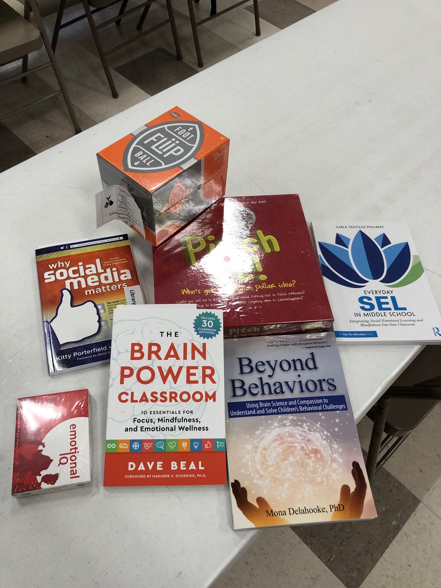 dcminde's tweet image. Thanks to ⁦@BlackForestTeam⁩ ⁦@SolutionTree⁩ ⁦@BESTLifeMediaAZ⁩ ⁦@routledgebooks⁩ ⁦@fliipllc⁩ ⁦@PitchItGame⁩