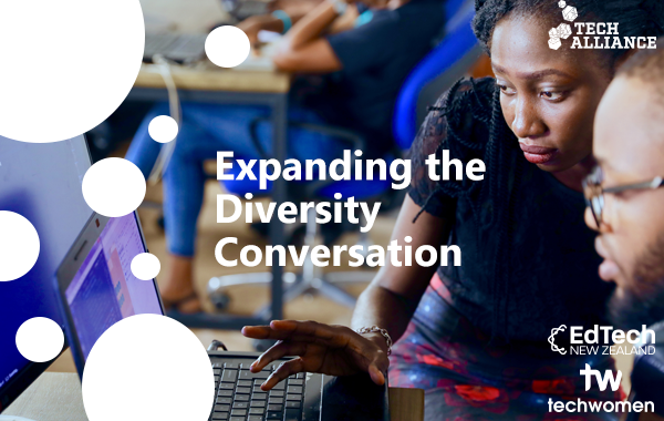 Diversity &amp; Inclusion are hot topics in the tech sector with most companies implementing policies &amp; initiatives to look at how to improve D&amp;I. 

Join us with Edtechnz to look at breaking traditional thinking on what inclusion means &amp; what to do about it. 
ow.ly/IoPi50uwDPx