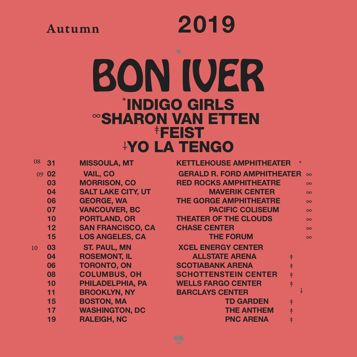 boniver's tweet photo. The artist presale for our North American tour starts tomorrow at 10:00 AM local time! Don't forget to sign up / log in; codes are now live in your profile at https://t.co/FLyD97gIDF. #icommai https://t.co/2ZJFhsIzUa