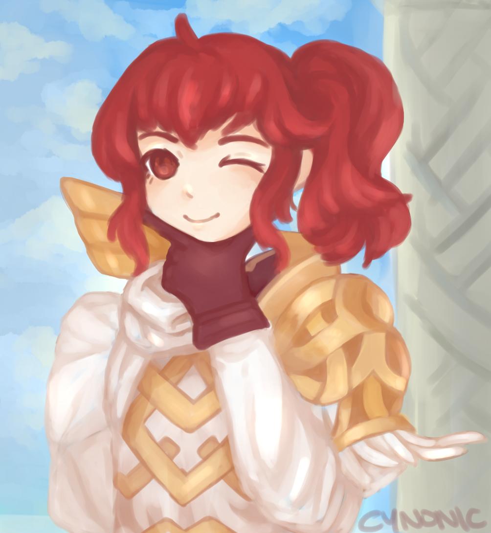 cynonic's tweet photo. commander anna! 

#fireemblem #fireemblemheroes #fireemblemanna #feanna #feh https://t.co/IJ10iYxhM8