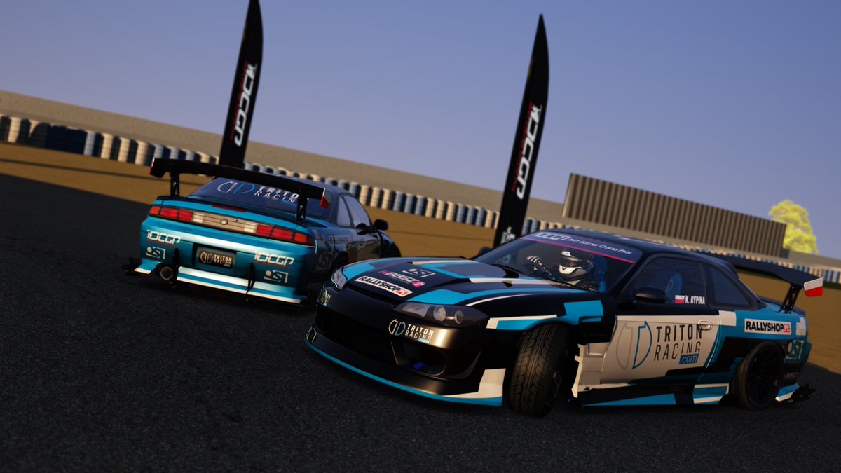 TRITONRacing's tweet photo. Qualifying Day in 2nd round of Drift Corner Grand Prix!

Follow our newest driver Krzysztof Rypina and Dominik Blajer in Croix-en-Ternois where they try to qualify to tomorrow's TOP32 Pro final!
 
https://t.co/c8jQ8NepAM

#VirtualFuel #RealPassion #AssettoCorsa https://t.co/kxDHPiqPiM