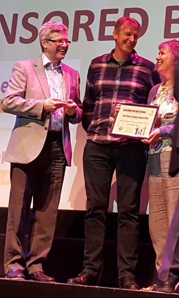 <a href="/letstalkcentral/">Central Bedfordshire Council</a> Cheering Volunteering Awards <a href="/GroveTheatre/">Grove Theatre</a>. The Panel Choice Award went to <a href="/AmpthillBaptist/">Ampthill Baptist</a> for The One Big Christmas Event lead by one of the nicest people I know <a href="/SteppingleyCC/">Steppingley_CC</a> Alex Vickers. Congratulations &amp; thanks for making Xmas possible for the lonely