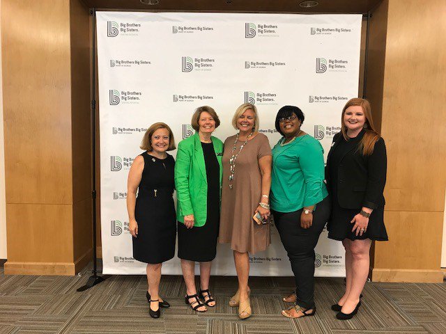 BBBS Board with Retiring CEO Dianna Glymph and new CEO Betsy Fitzgerald! #ShowingupisBIG  #defendersofpotential #bbbshga