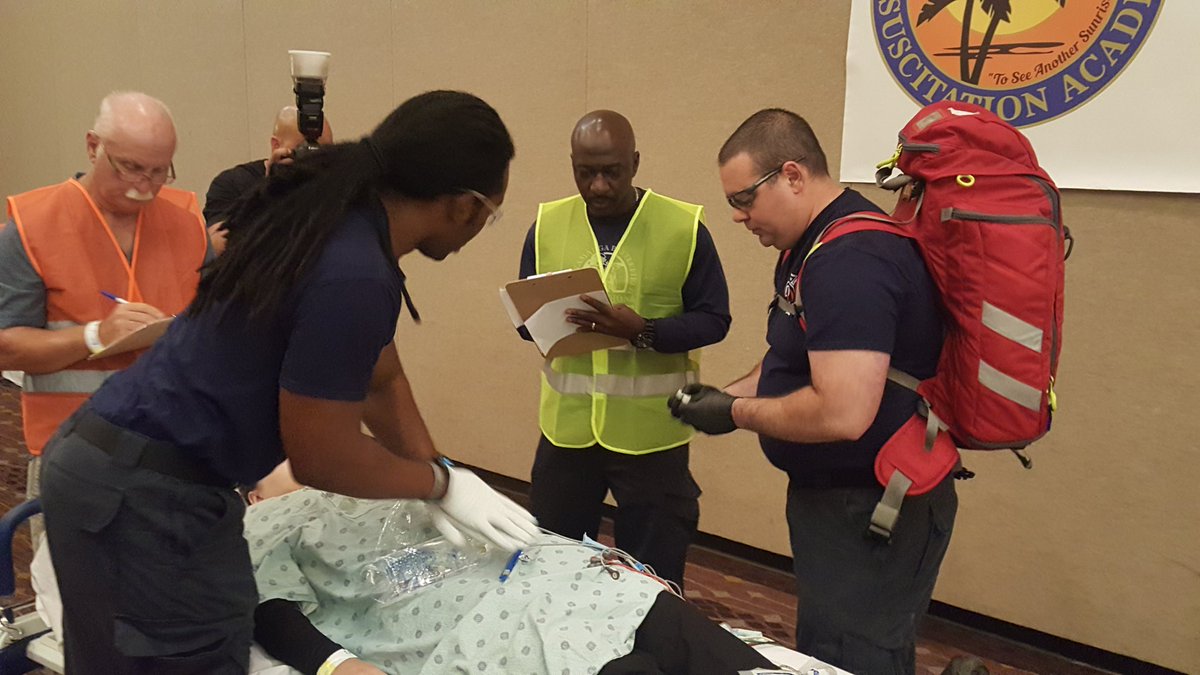 PlantationFire's tweet photo. Congrats to Plantation ALS team in qualifying for the finals tomorrow at fhe @1stThere1stCare conference. Plantation will be part of the first group to go at 8:00. https://t.co/IbYWnTMuKY