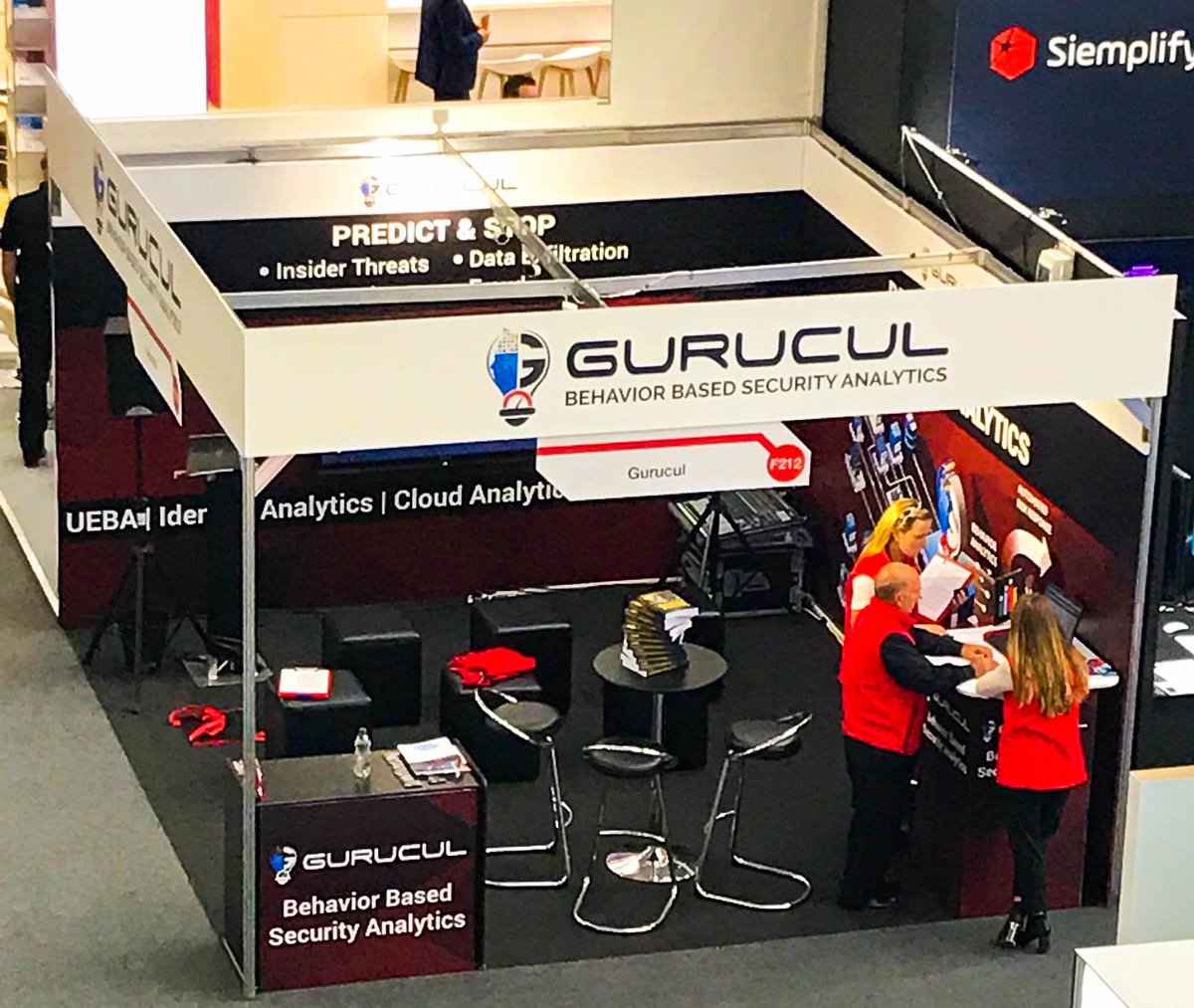Gurucul's tweet photo. We had a great first day at #InfosecurityEurope! Join #Gurucul in booth F212 for a #SecurityAnalytics demonstration. Meet our team and learn how our tech predicts, detects and prevents #CyberFraud and #InsiderThreats. https://t.co/w9vVqmUzy1
#Infoseceu #infosec19 https://t.co/e4RWSH0WhQ
