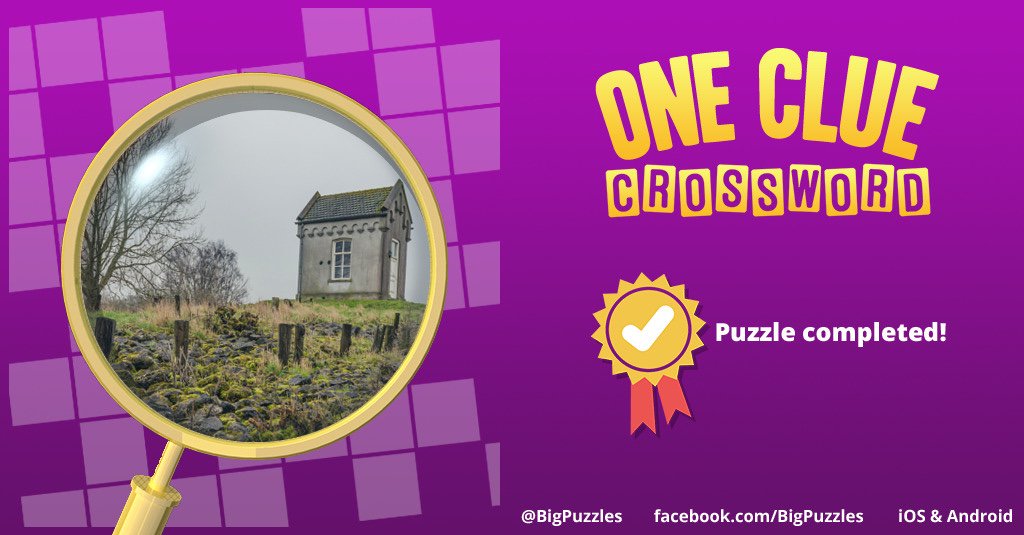 hellens39's tweet image. I completed a puzzle in One Clue Crossword. Play now for free!
onecluecrossword.com #OneClueCrossword