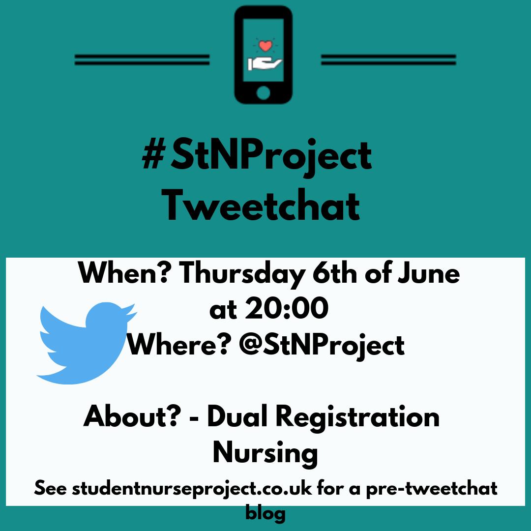 FNFEarlyCareers's tweet photo. * TWEETCHAT ALERT *
Are you joining us TOMORROW AT 8PM for our Tweetchat on dual registration nursing with our @JessLSainsbury ?
#StNProject #DualField https://t.co/Afoxo91bvG