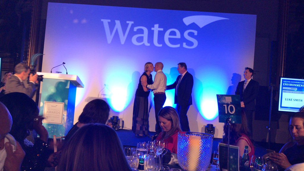 WatesGroup's tweet photo. Next award: Environment goes to Luke Smith, Wates Group https://t.co/US47KKP9N2