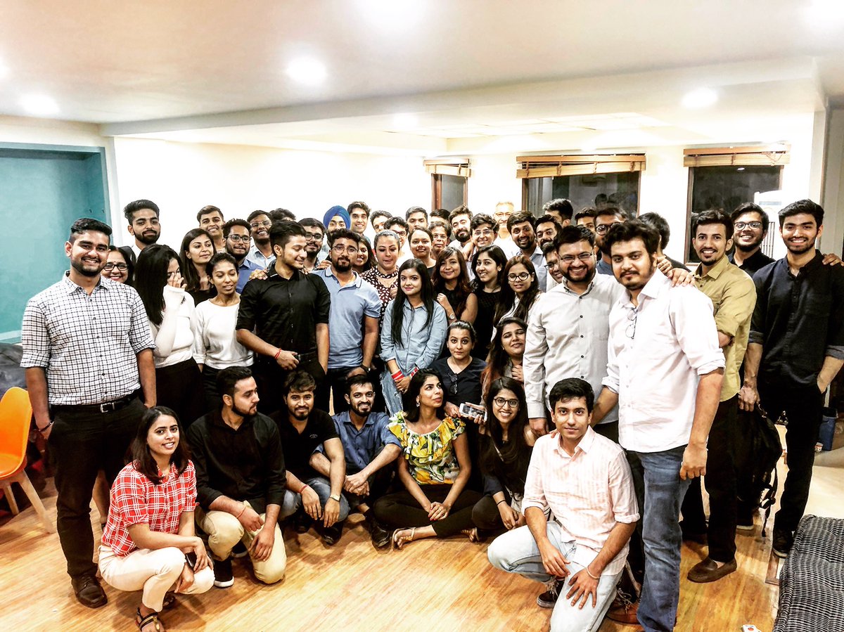 Akshay001's tweet photo. Team @leverageedu 🙏, now 60+ passionate people who want to make a big dent in the global higher education ecosystem - blitzscaling at everything we do! #leverageit 

The One After The Townhall 🔱 https://t.co/bXuj3uM2GG