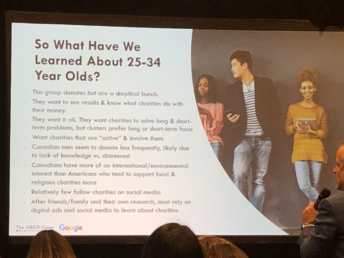 Some nice insight from Aber on 25-34 year olds in US and Canada...they want to SEE what you are doing and they want to KNOW what you’re doing with their money #blakelymixer <a href="/BlakelyJourney/">Journey Blakely</a>