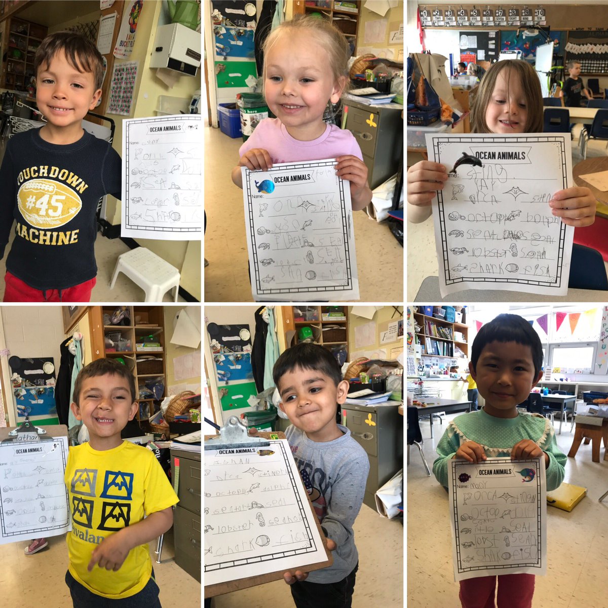 MsChiuEdu's tweet photo. So proud of how far these these little Year 1 writers have come 🤩🤩🤩!  Thinking back to September when  these kids were just learning how to write their name! 
Big time proud teacher moment❤️
@poplarroad_tdsb @PoplarPrincipal  #perseverance #earlywriting #Kindergarten https://t.co/FyYe9FAwxh