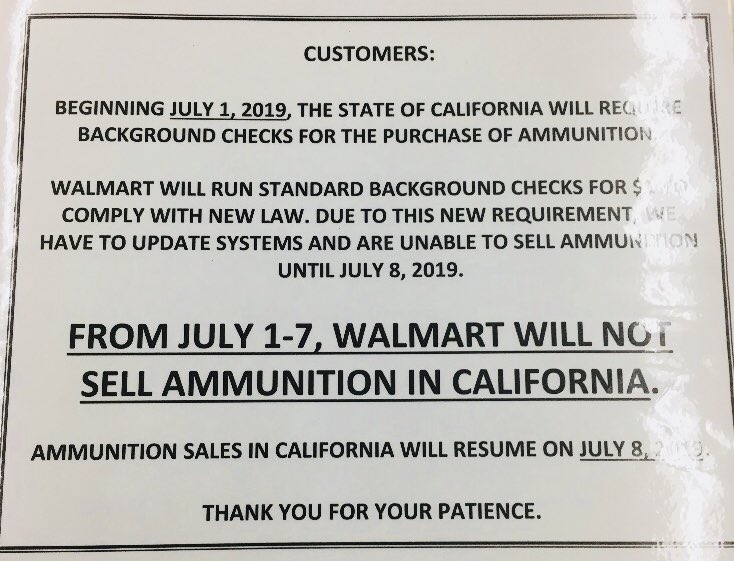 KimRhode's tweet image. This was on #Walmart’s counter top #Prop63 is going into effect July 1st hopefully we can stop this non-sense with my court case! #NoAgainstProp63 #2ndAmendment @CRPAnews @NRA @NRATV @Beretta_USA @winchester @USAShooting @redlandsshootng @TeamUSA @ISSF_Shooting @NSSF