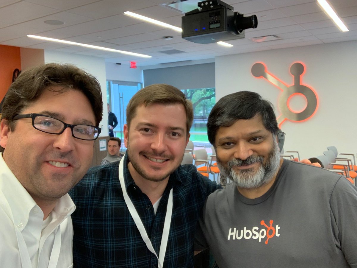 ClearPivot's tweet photo. Our teammates Chris and Ryan had a killer time at #hubspotpartnerday last week. We really appreciate the personal commitment that @hubspot co-founders @bhalligan and @dharmesh continue to make to the worldwide agency partner community. Let's spin that flywheel! https://t.co/tzdlgZzrFr