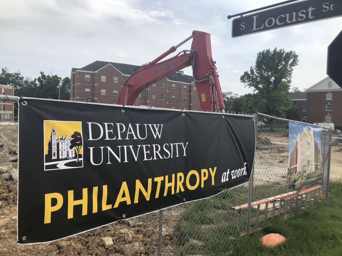.<a href="/DePauw_Alumni/">DePauw Alumni</a> philanthropy at work for beautiful first-year student housing. Pardon our dust at #DePauwReunion!