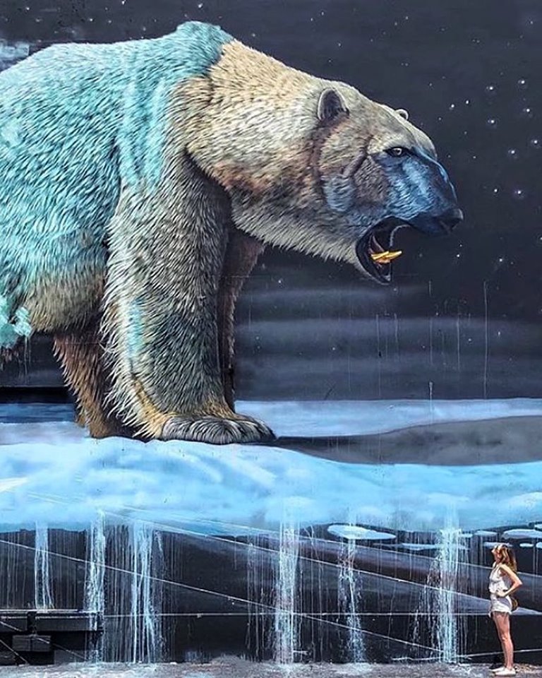 Artist Announcement:📣 Sonny Sundancer joins the 2019 #BrightWallsJackson Artist Roster! His larger than life animals often are associated w/ the community, culture, heritage or endangered species of the site where he is working. #JacksonMI